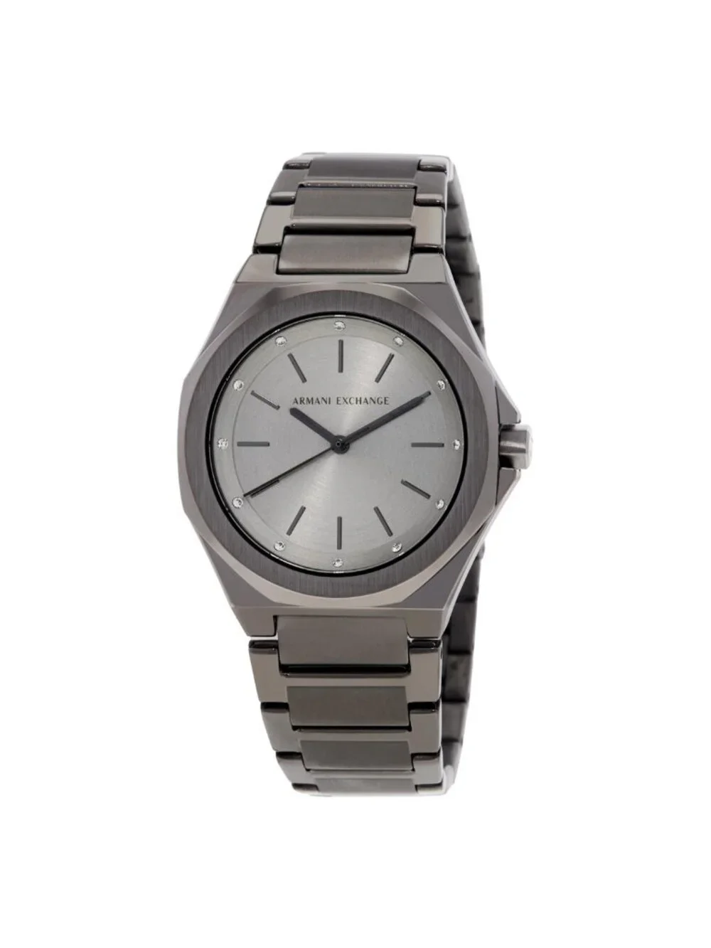 NWT Armani Exchange Andrea Quartz Grey Dial Ladies Watch